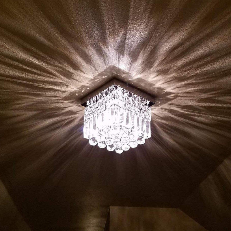 Crystal Layered Chandelier