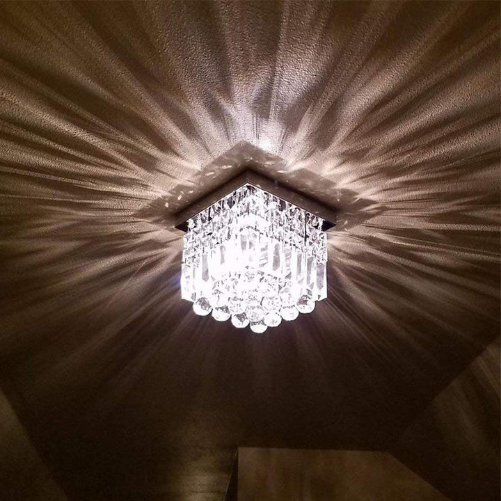 Crystal Layered Chandelier