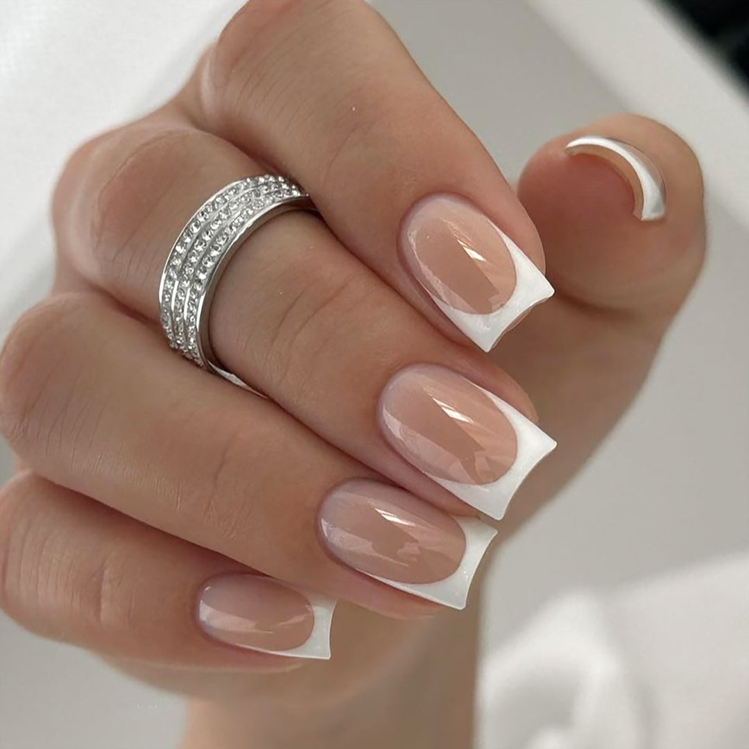 Elegant Nail Art with French Tip Molding Kalsten