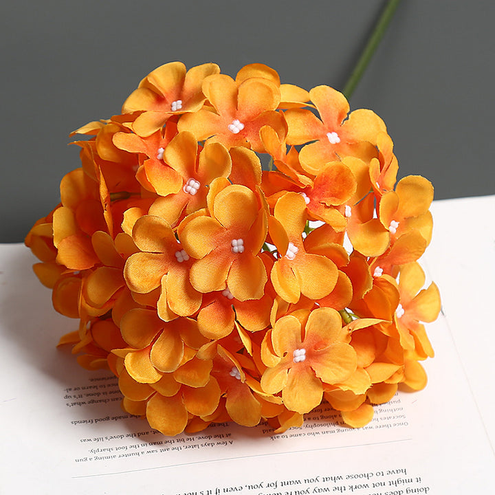 Realistic Floral Hydrangea Stem