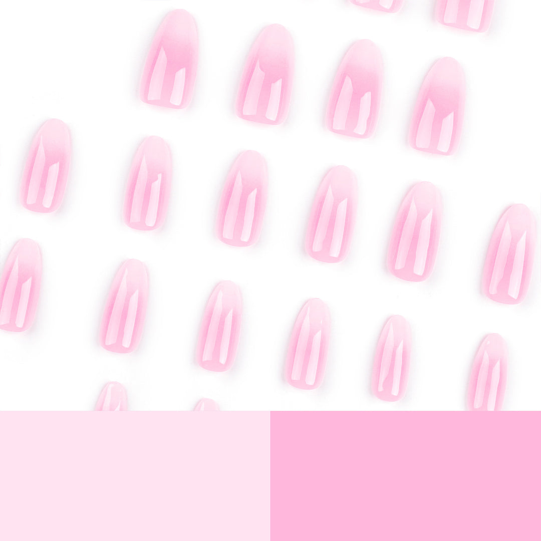 Artful Nail Extensions with Elegant Ombre Effect Kalsten