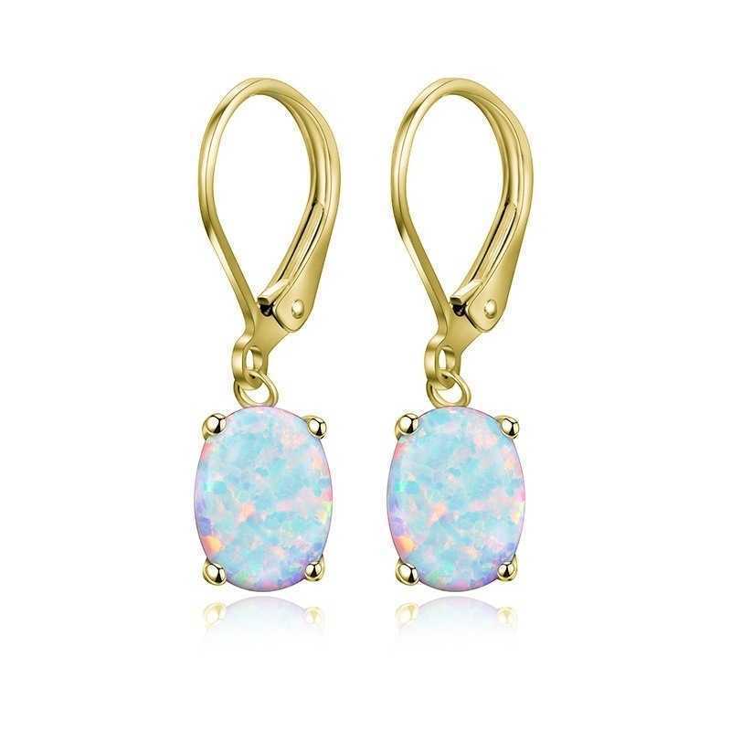 Opal-Embellished Dangle Earrings Kalsten