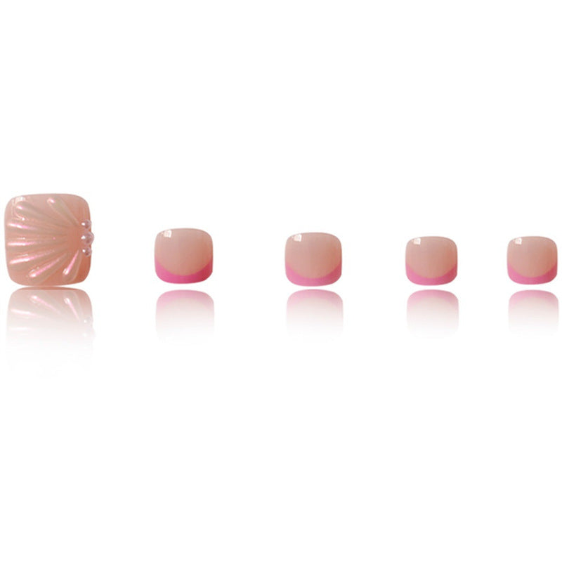 Decorative Press-On Toe Nail Art Kalsten