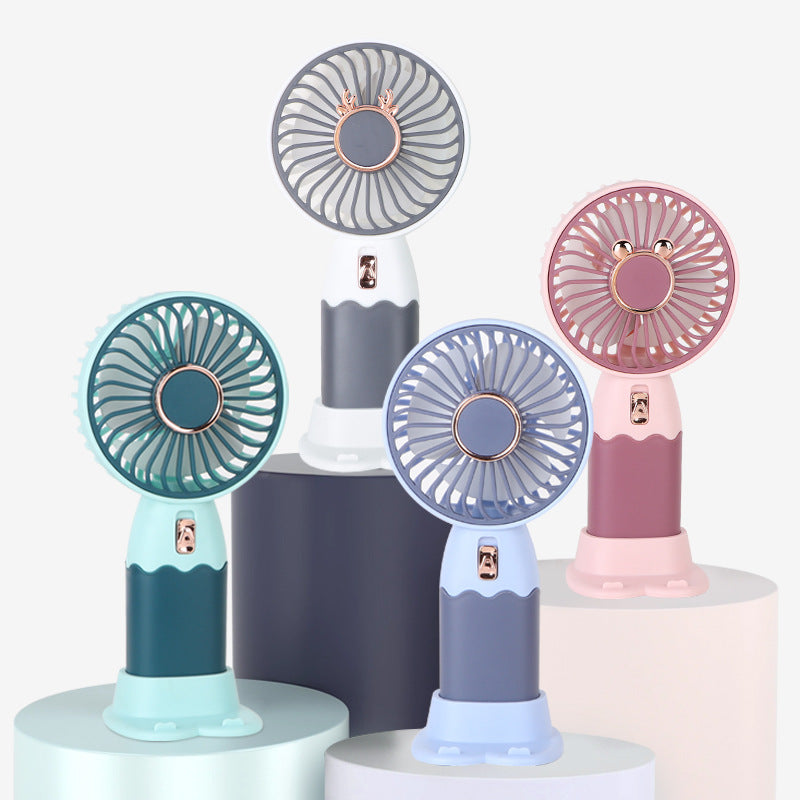 Ladies portable table fan with flexible holder Kalsten