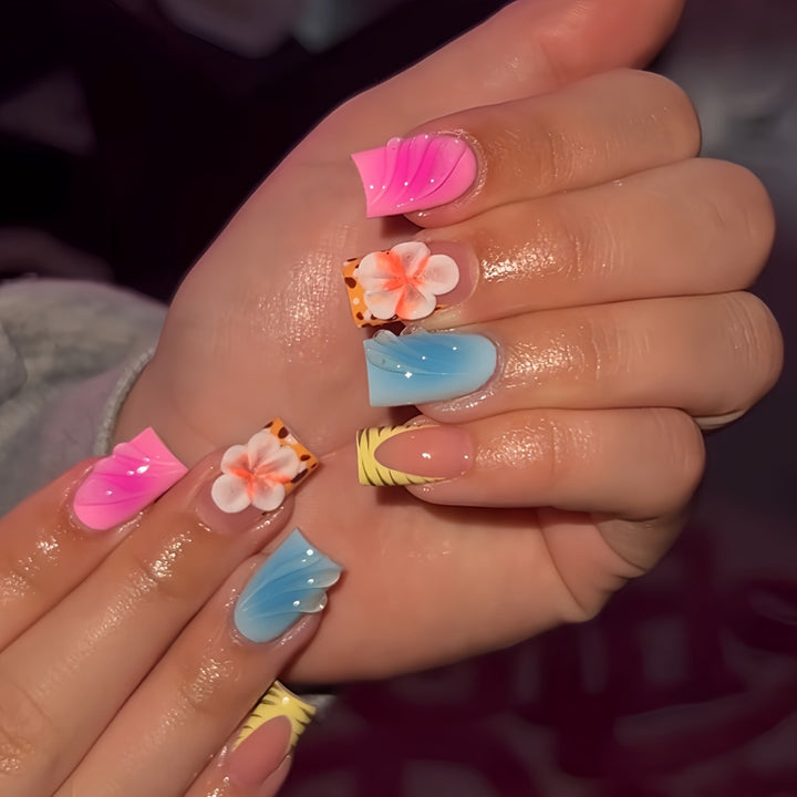 Floral Art Press-On Nails Kalsten