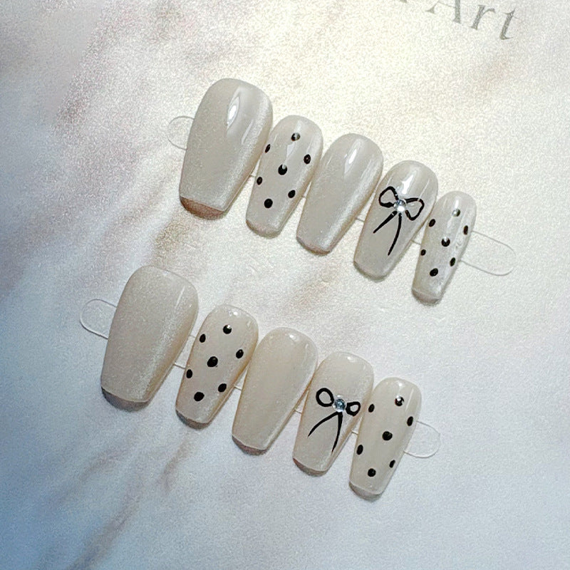 French Tip Press-On Nail Set Kalsten