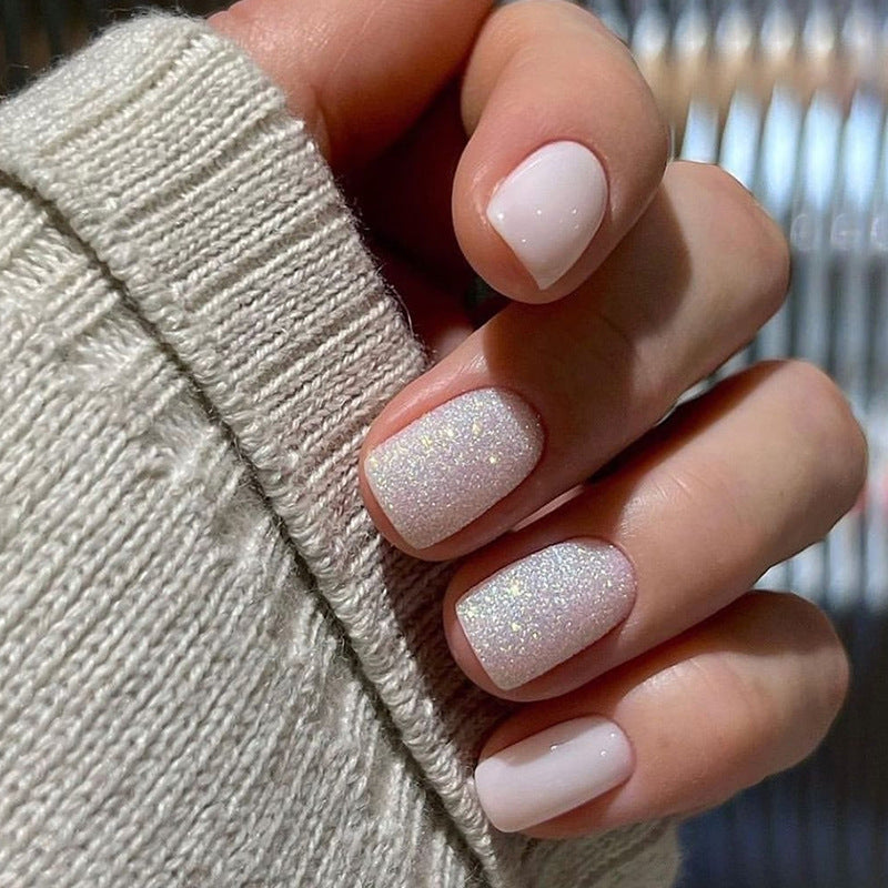 Elegant Glitter Press-On Nail Set Kalsten