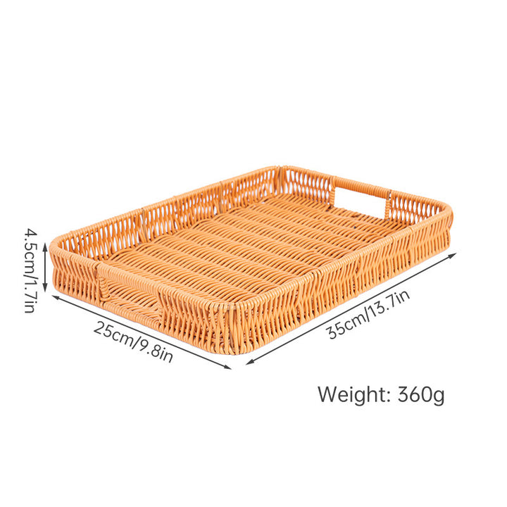 Rectangular Woven Serving Tray Kalsten