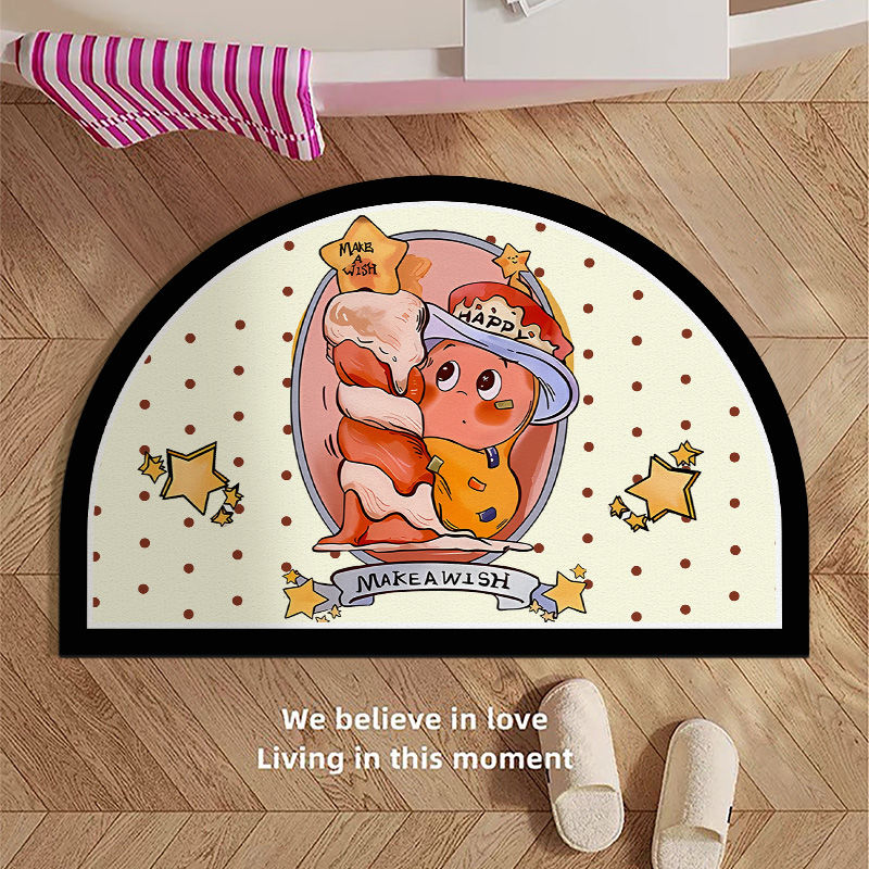 Cute Cartoon Themed Door Mat for Home Entryway