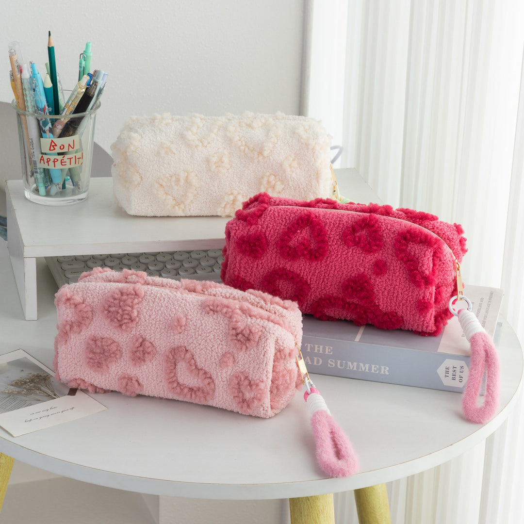 Plush Textured Pencil Case Kalsten