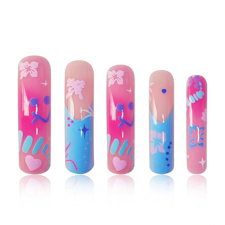 Artistic Press-On Nail Extensions Kalsten