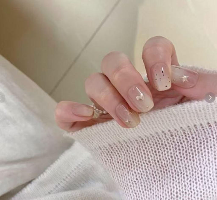 Artistic Heart Pattern Nail Art Extensions Kalsten
