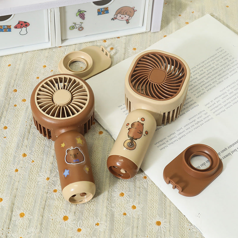 Portable Usb Hand Fan with Ergonomic Design and Variable Tilt Angle Kalsten