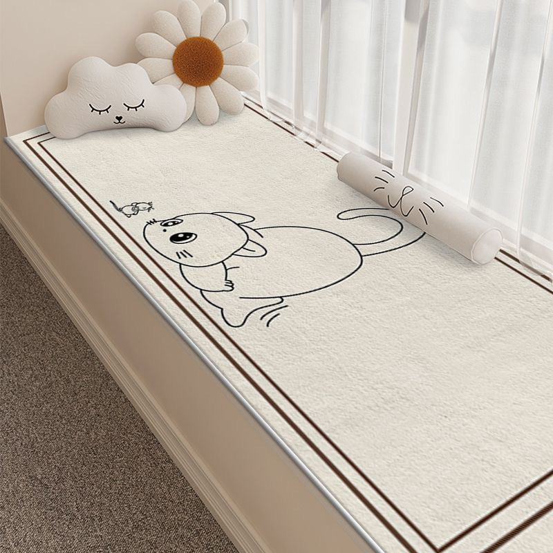 Cute Cartoon Animal Accent Rug