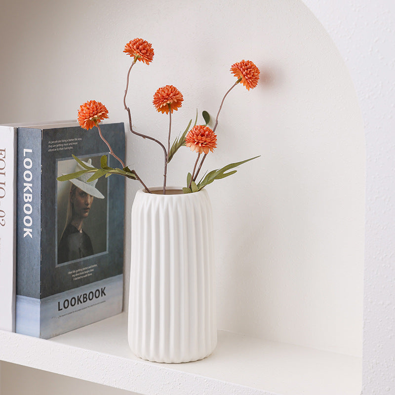 Modern Structured Ceramic Flower Vase