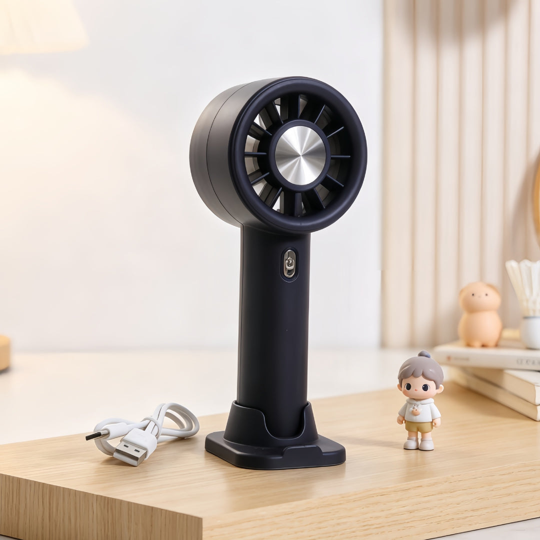 Portable handheld fan with ergonomic design and multiple speed modes Kalsten