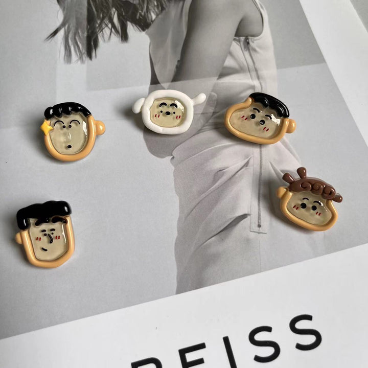 Creative Character Brooch Kalsten