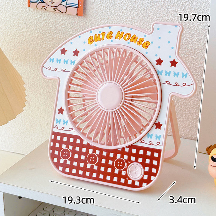 Ladies portable table fan with sweet design Kalsten