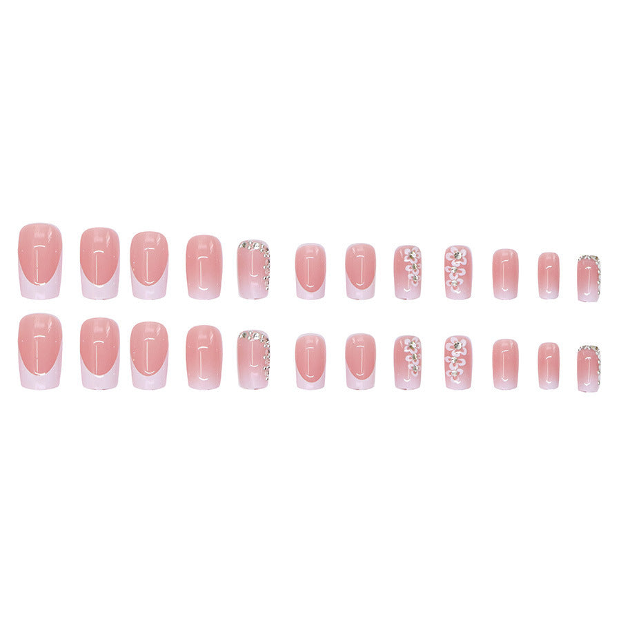 Elegant Floral Design Press-On Nails Kalsten