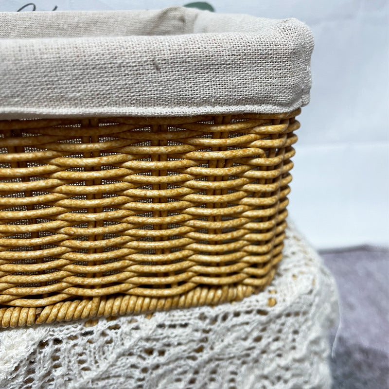 Handcrafted Rectangular Storage Basket Kalsten