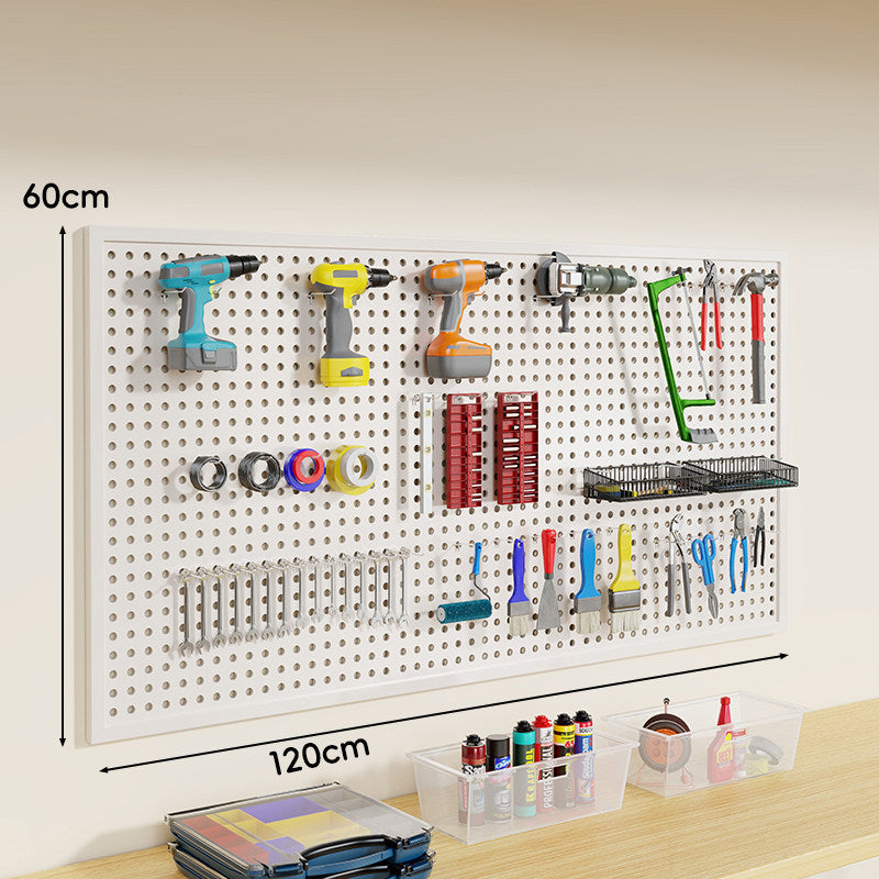 Pegboard Double-Prong Metal Hooks Compact Heavy-Duty Display Hangers