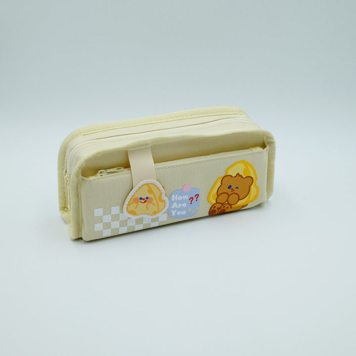 Character-Themed Zippered Pencil Case