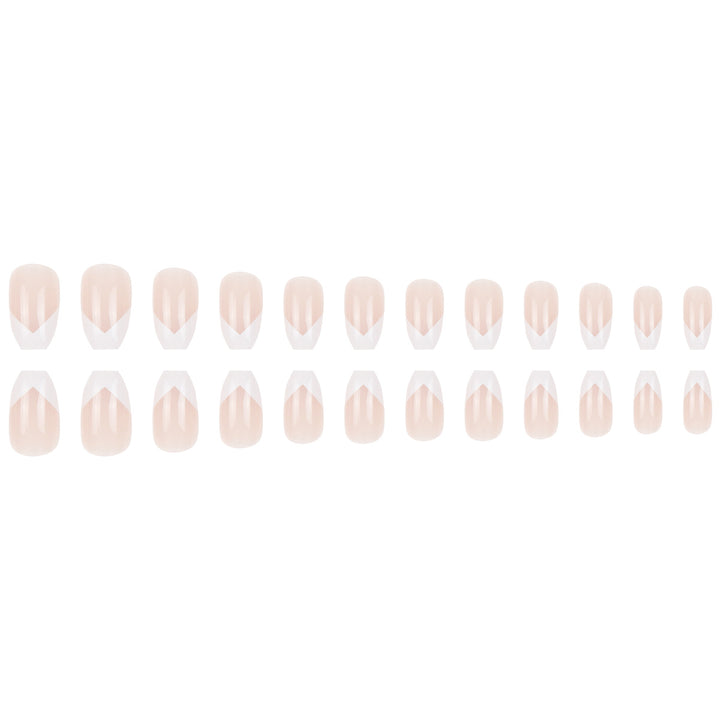 Elegant French Tip Press-On Nails Kalsten