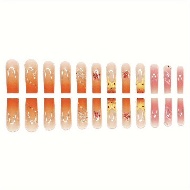 Decorative Press-On Nail Set Kalsten
