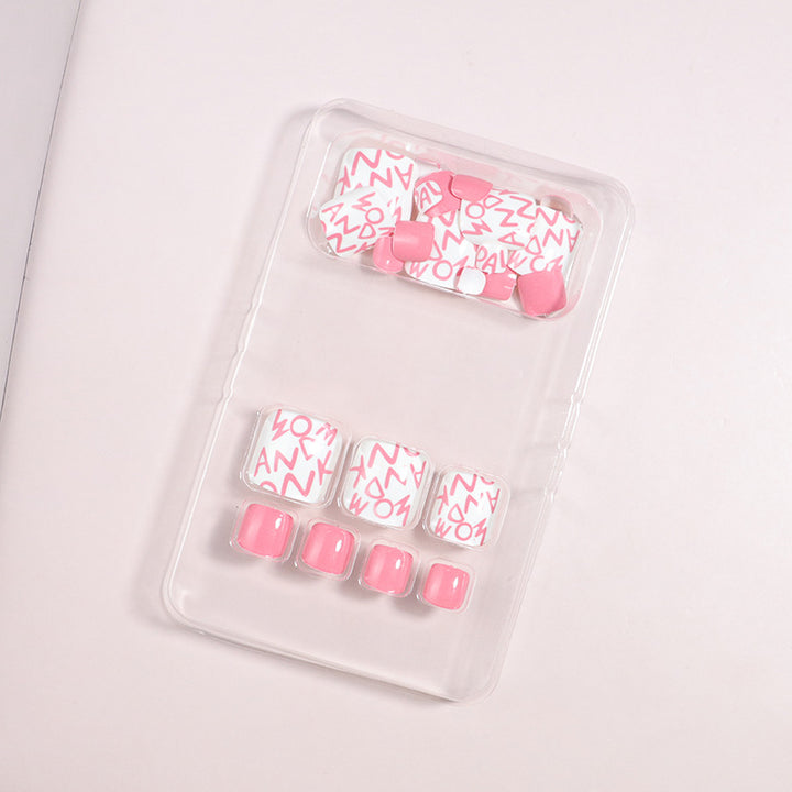 Artistic Floral Press-On Nail Art Set Kalsten