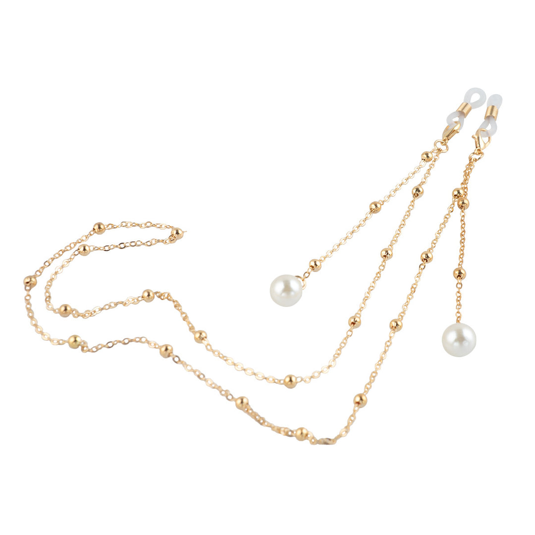 Elegant Pearl-Accent Eyewear Chain Kalsten
