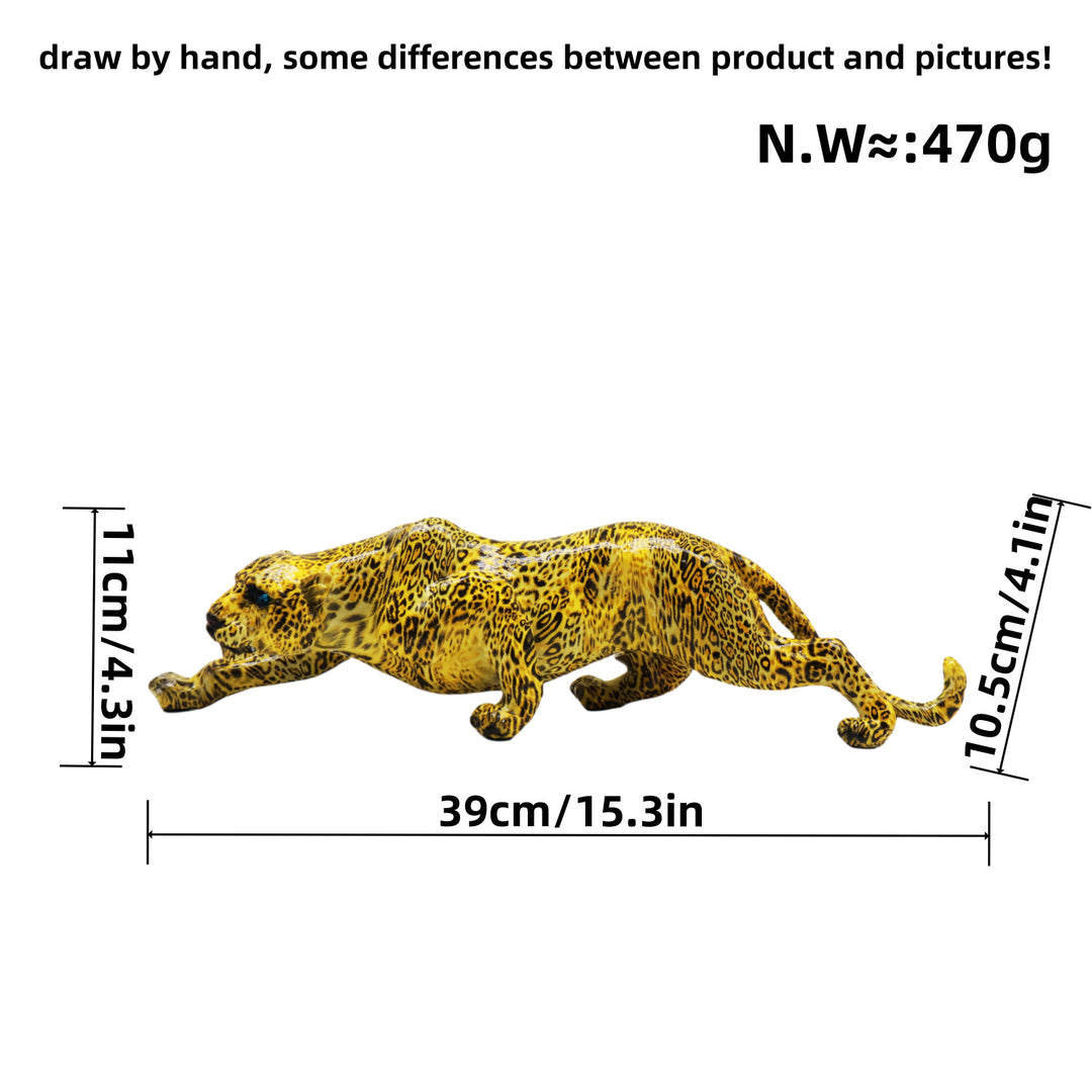 Artful Panther Sculpture Handmade Kalsten