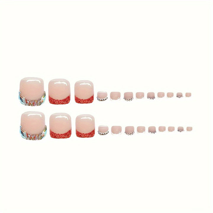 Designer Floral Acrylic Nail Art Kalsten