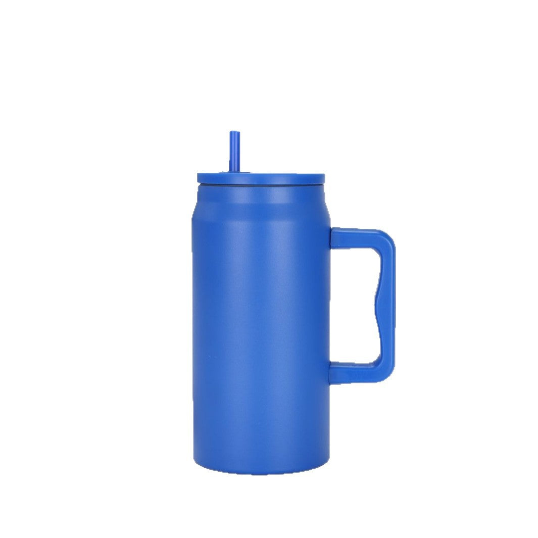 Women's Insulated Drinking Cup with Handle and Straw Kalsten