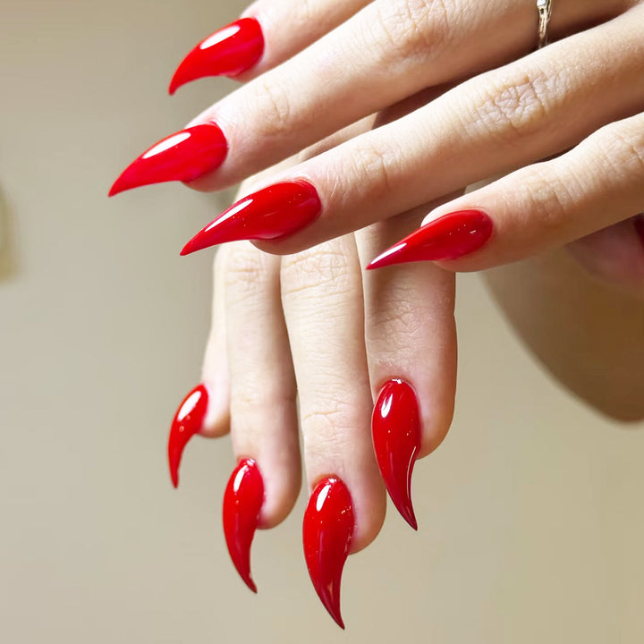 Elegant Stiletto Nail Extensions Kalsten