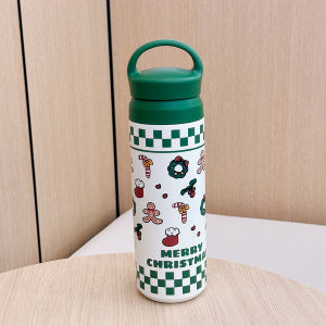 Women's thermos bottle with cute Christmas design Kalsten