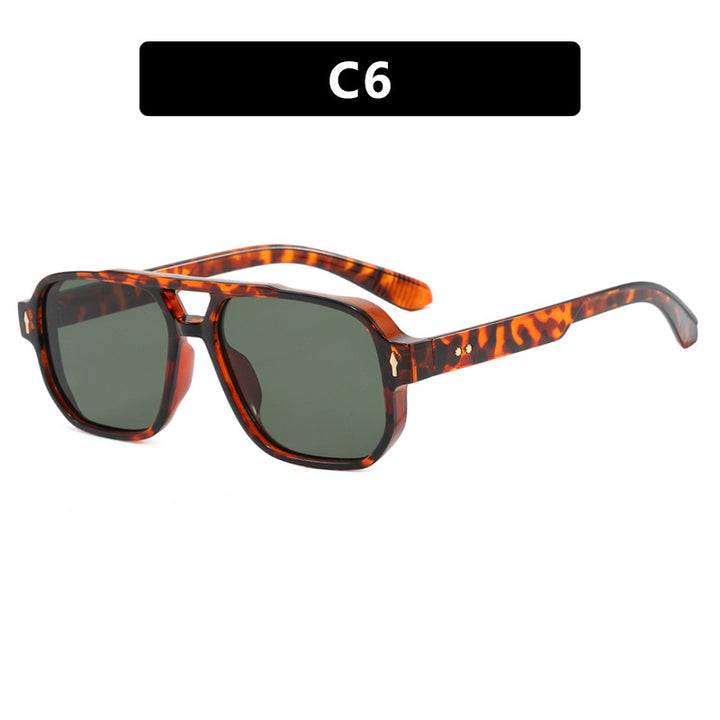 Women's trendy square sunglasses with luxurious details Kalsten