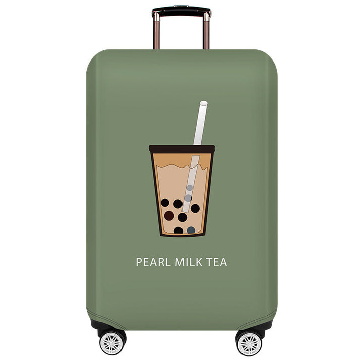 Unisex hard-shell suitcase with unique Pomeranian motif Kalsten