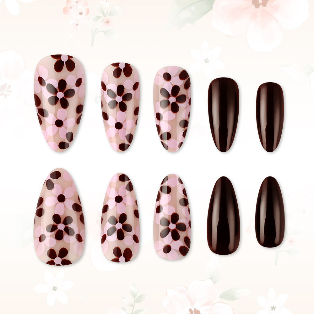 Floral Print Gel Nail Art Set Kalsten