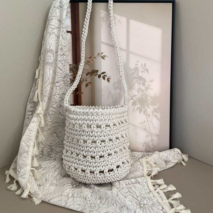 Macrame Handbag in Boho Style Kalsten