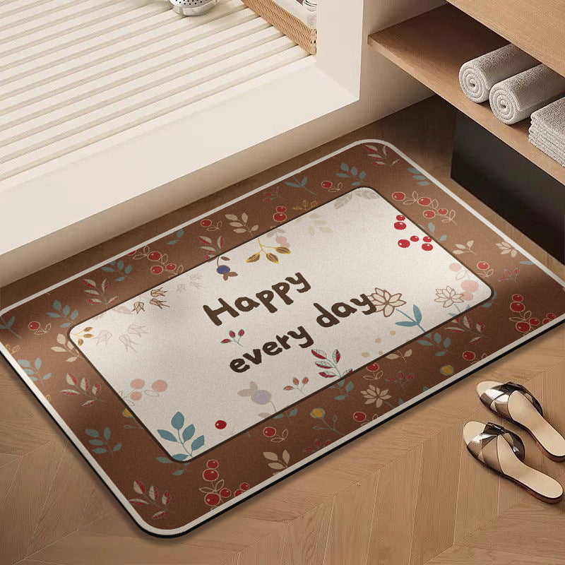 Inspirational Quote Bath Mat
