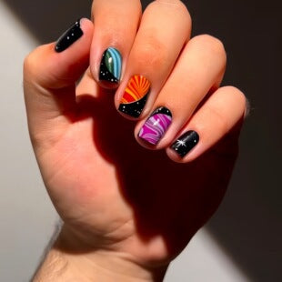 Creative 3D Bow and Pearl Nail Extensions Kalsten