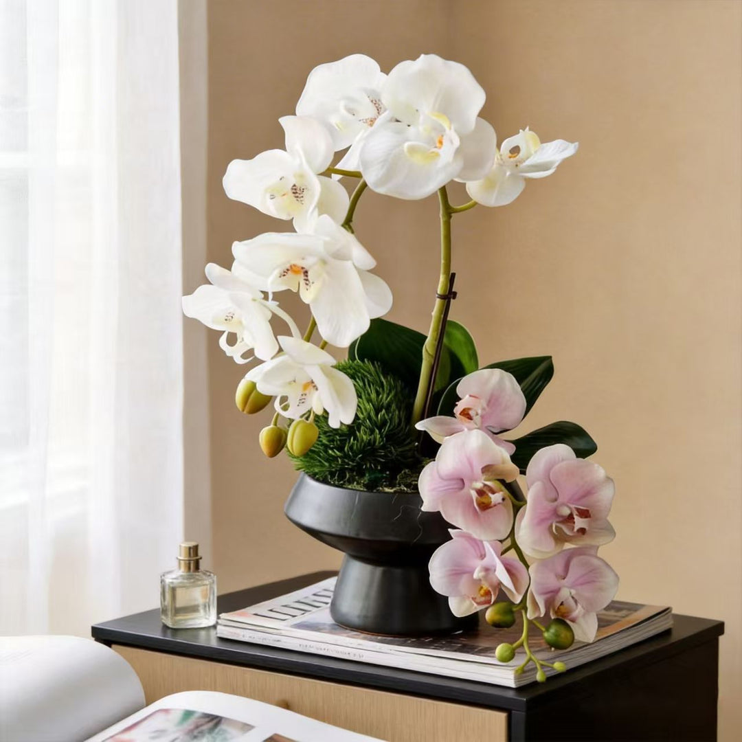 Lifelike Orchid Floral Arrangement
