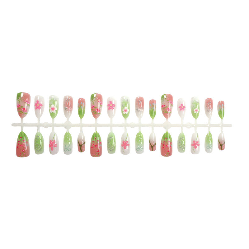 Artistic Floral Nail Tips Kalsten