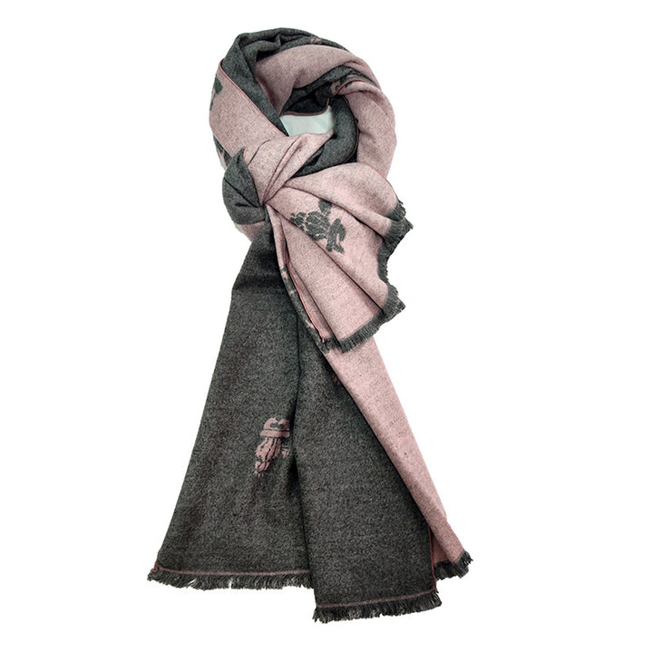 Ladies Elegant and Warm Scarf with Geometric Pattern Kalsten