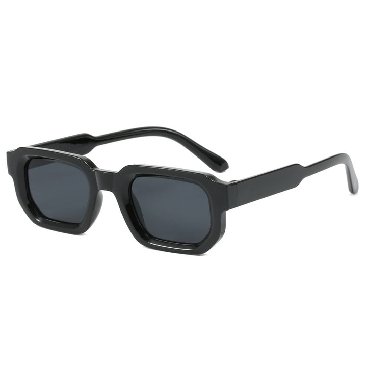 Women's fashionable square sunglasses with clear frame Kalsten