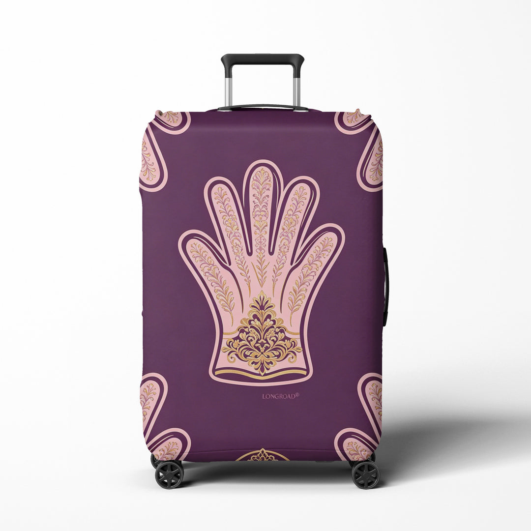 Women's suitcase with unique hand-drawn design Kalsten