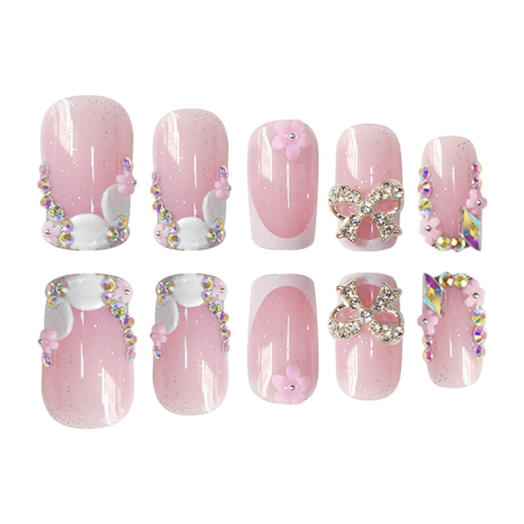 Floral Accent Nail Art Extensions Kalsten