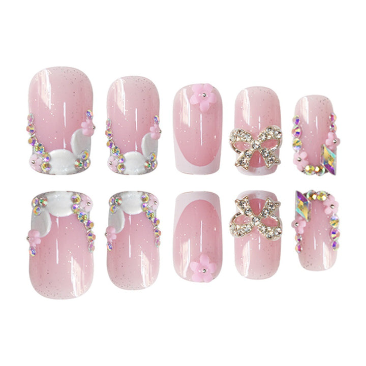 Floral Accent Nail Art Extensions Kalsten