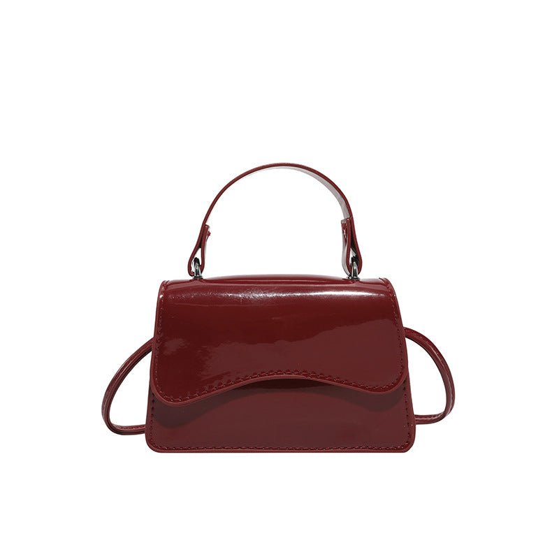 WoStylish Patent Leather Mini Handbag Kalsten