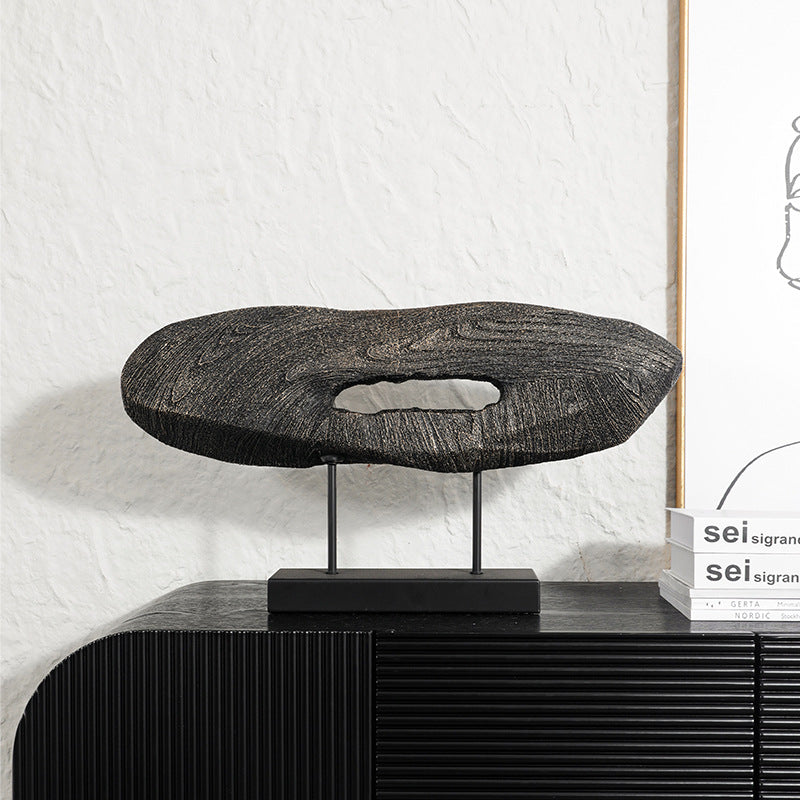 Contemporary Wooden Decorative Sculpture